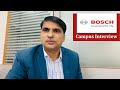 Bosch ltd i campus placements i campus interview i arvind singh pemawat