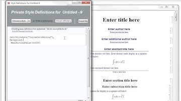 Customize Stylesheet