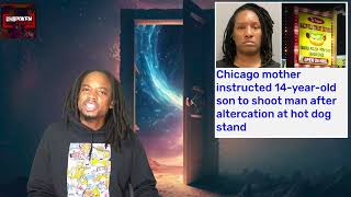 14yr Old Son Murdered Man Who Hit His Mother At A Chicago Hotdog Spot.. Both Mother And Son Arrested
