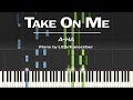 a-ha - Take On Me (Piano Cover) Synthesia Tutorial by LittleTranscriber