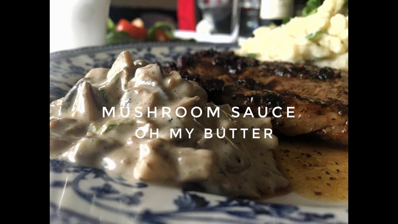 Mushroom Pepper Sauce Recipe |OH MY BUTTER| How to make Mushroom Sauce