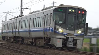 【4K】JR北陸本線　普通列車521系電車　ｻﾜJ12編成