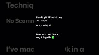 Free PayPal Money No Survey No cap DO BEFORE UPDATE