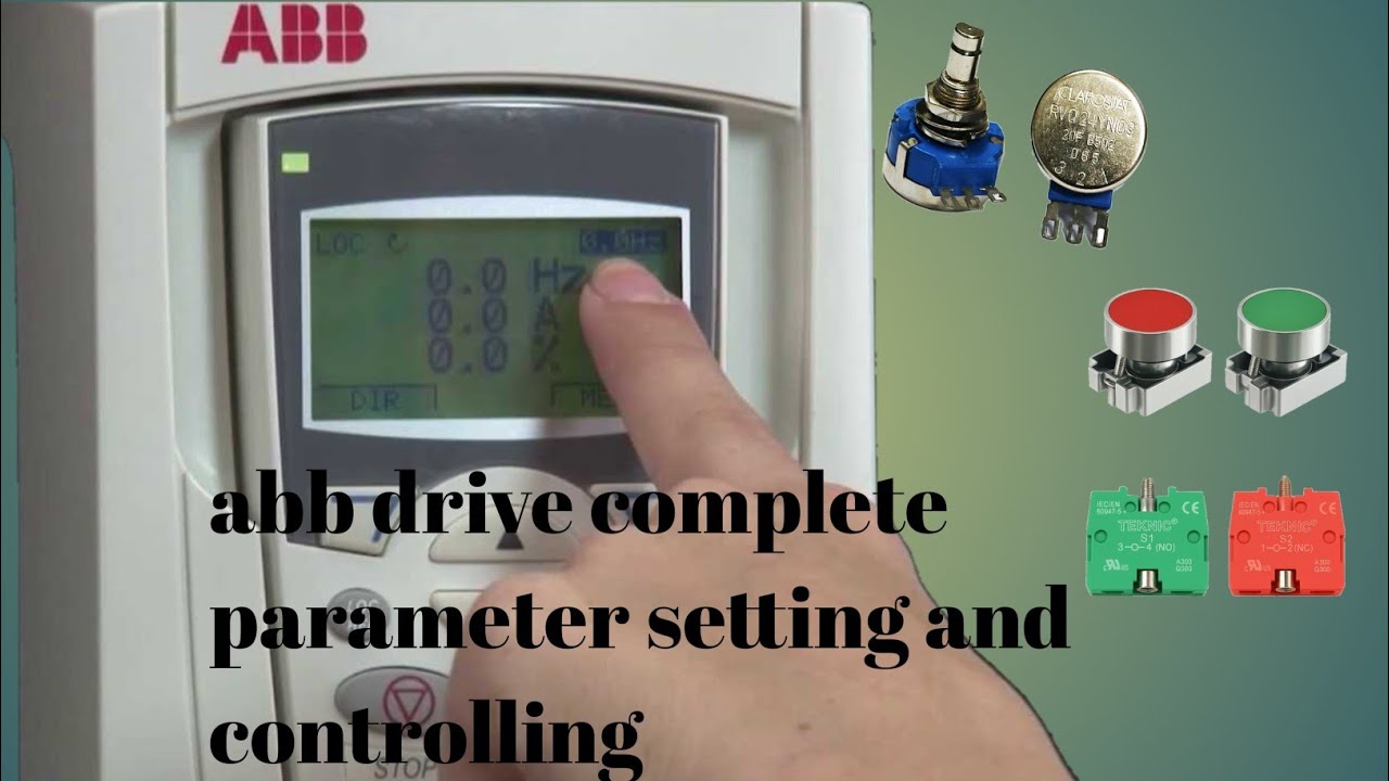 ABB ACS 550 VFD Parameter setting! Complete Guide and Programming ...