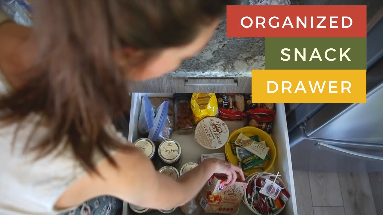 Organized Snack Drawers for Serious Snacking