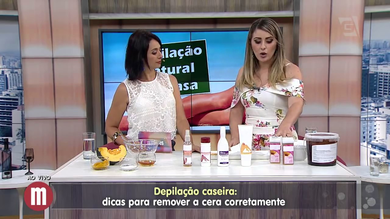 Depilação natural EM CASA - Programa Mulheres | Tv Gazeta - YouTube