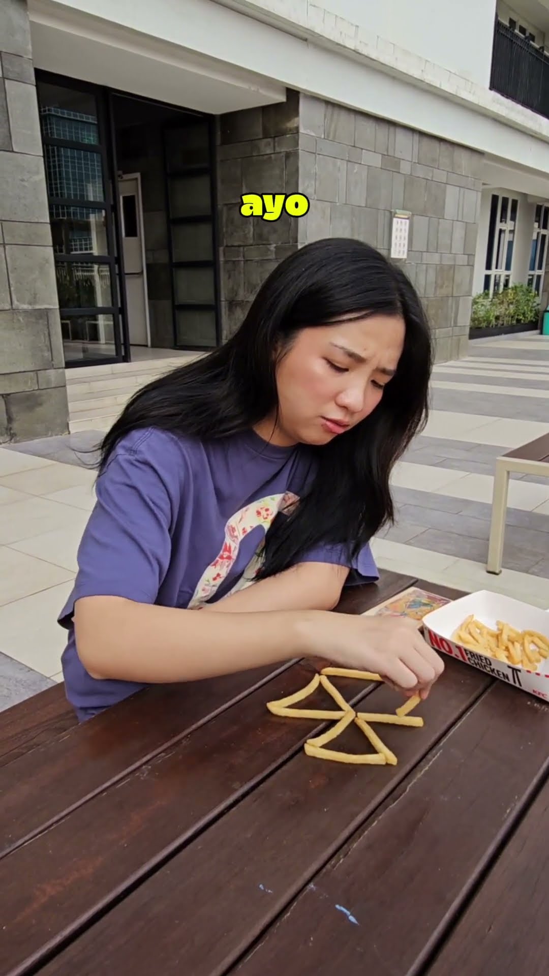 CHALLENGE BUAT 3 SEGITIGA JADI 5!