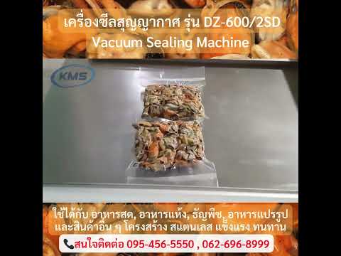 เครื่องซีลสุญญากาศ รุ่น DZ 6002SD  #เครื่องซีลสุญญากาศ