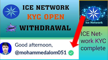 Ice Mining KYC step 2 complete ice network KYC step 2 verification 😲