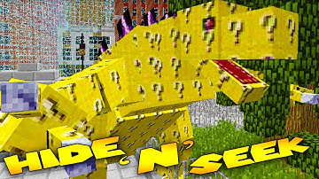 Minecraft Mods - MORPH MOD HIDE AND SEEK - LUCKY BLOCK MOBZILLA ( Modded Minigame)