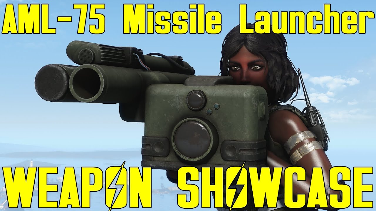 Fallout 4: AML-75 Missile Launcher - Weapon Mod Showcase - YouTube