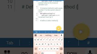 Static method in Python #mrcodeman