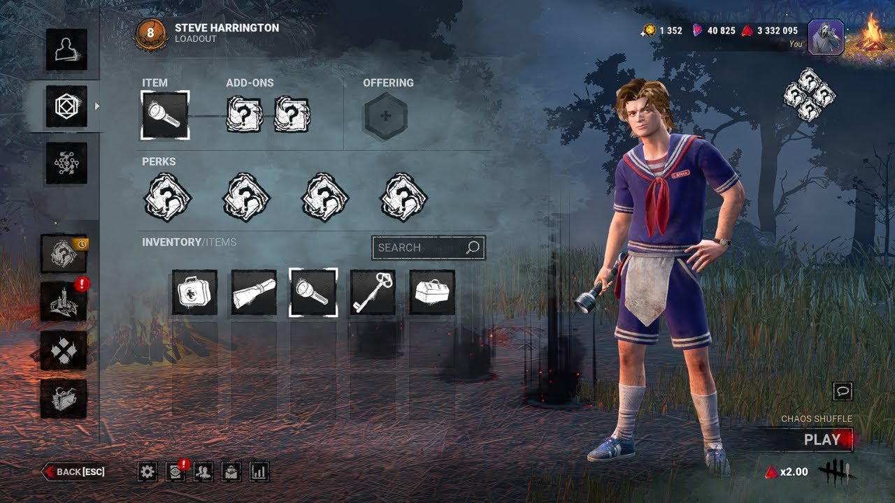 Live Dbd Chaos Shuffle Steve Harrington Tortured Souls Quests 