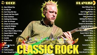 Top 100 Classic Rock Songs of 70s 80s 90s 🔥3 Doors Down, Bon Jovi, Metallica, The Police, Nirvana