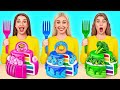 Alimentos de Los Mismo Colores Desafío | Batalla de Comida por TeenDO Challenge