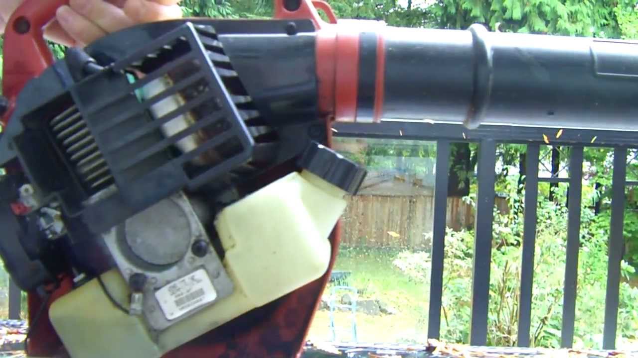 Homelite leaf blower engine revving YouTube