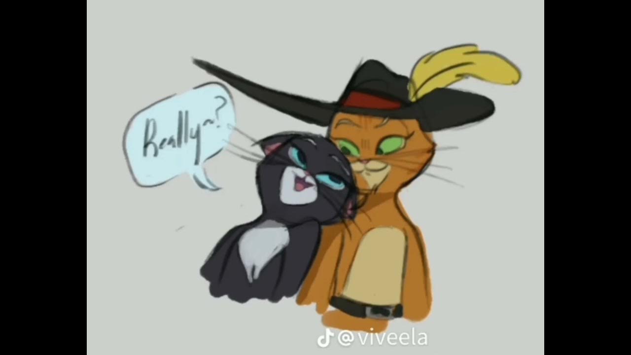 Puss In Boots X Kitty Softpaws comic dubs YouTube