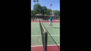 Tennis Trick - Backspin Bounce Back Over the Net Wealth