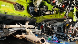 Opel corsa OPC восстановление, передняя подвеска (часть 8)