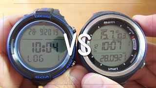 Cressi GOA vs Mares SMART  Sirio Review