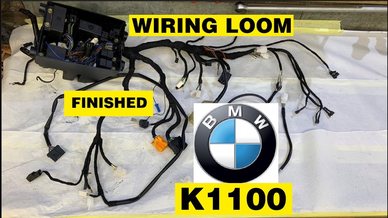 Ремонт BMW K1110 LT, часть 7. Завершение монтажа жгута проводов