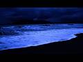 NIGHT SCENE ON THE COAST 🌊😴 Relaxing Ocean Sound At Night