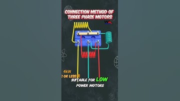 Star Delta Connections Method of 3 Phase Motors #motor #motors #motorconnection