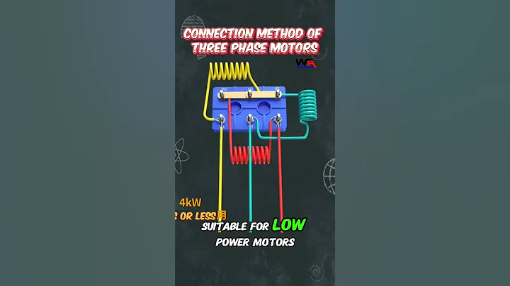 Star Delta Connections Method of 3 Phase Motors #motor #motors #motorconnection