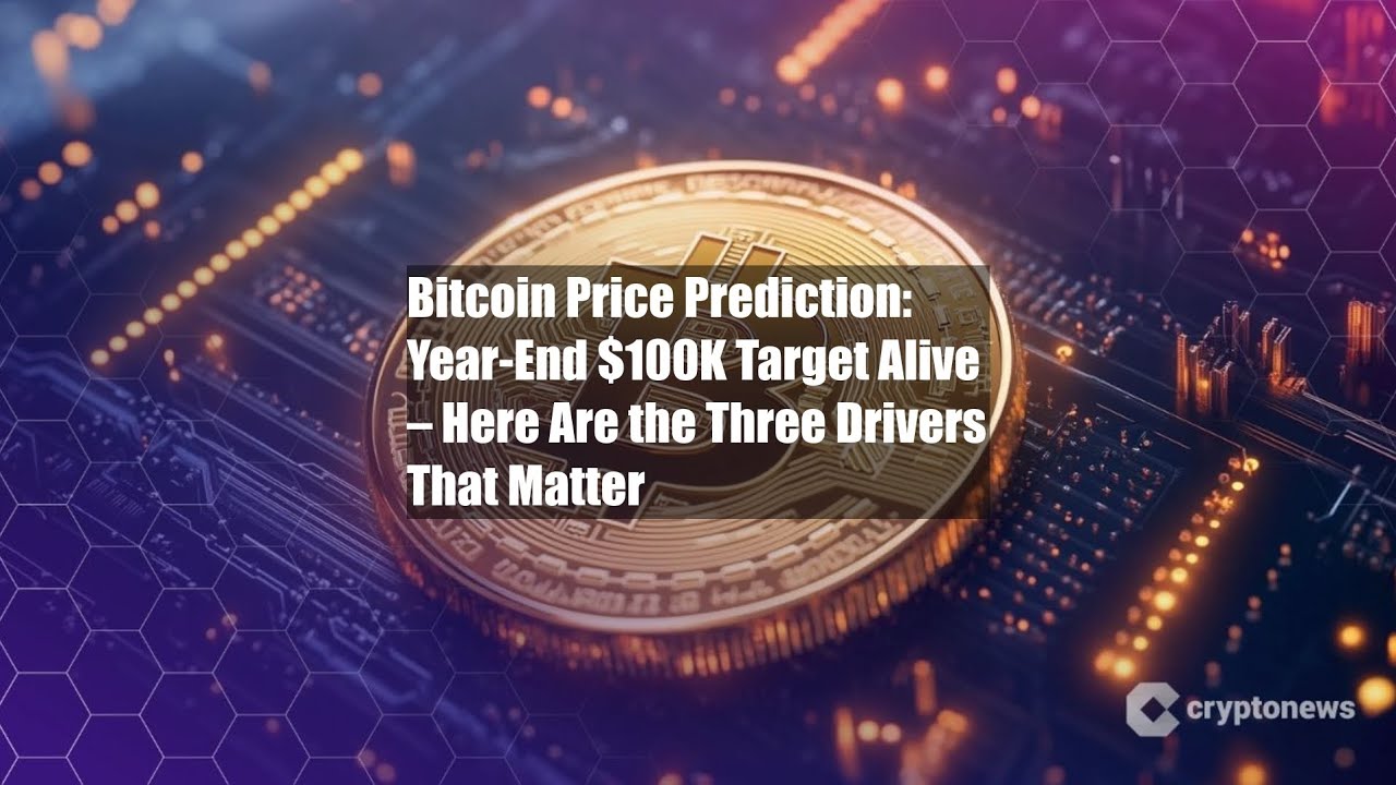 Bitcoin Price Prediction: Year-End $100K Target Alive – Here Are - YouTube