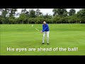 Brian sparks golf swing  slow motion