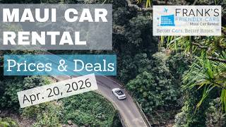 Spring Sale For Maui Car Rentals - Book Last Minute Deals And Minivans Only $50/day