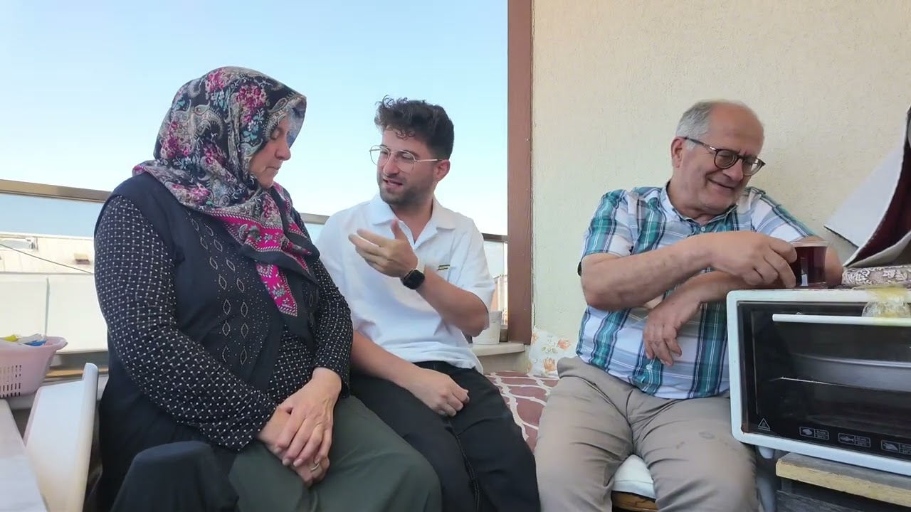 annem babam ben evin balkonu sohbet muhabbet babam sohranıyor