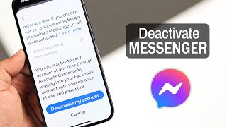 Deactivate Messenger Account 2024! [How To Guide]