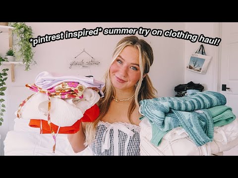 verge girl summer try on clothing haul *pinterest inspired*