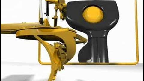 Caterpillar Grader 3D Animation CAT Grader Excavator