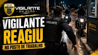 Vigilante sentou o aço 