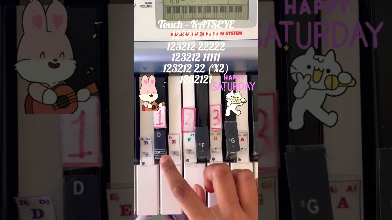 Touch-KATSEYE(Piano Tutorial)🎹