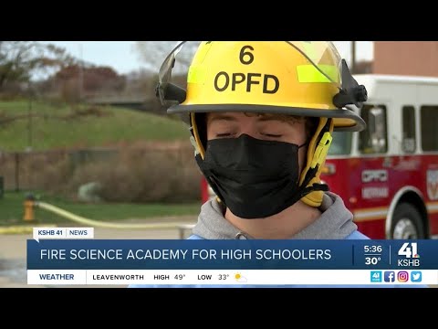 Fire science academy for high school students