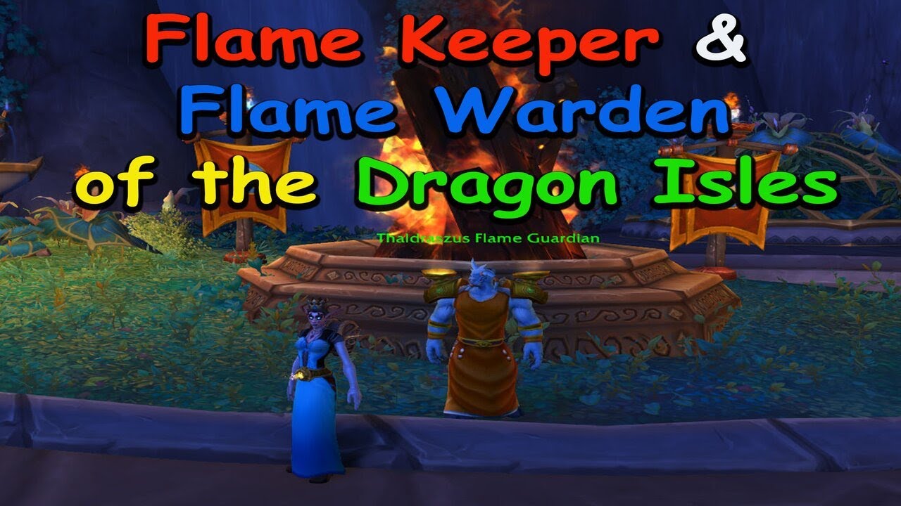 Flame Keeper of the Dragon Isles & Flame Warden of the Dragon Isles ~ Midsummer