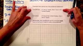 Deborah Neill Geometry/ Lesson #6: Biconditional Statements