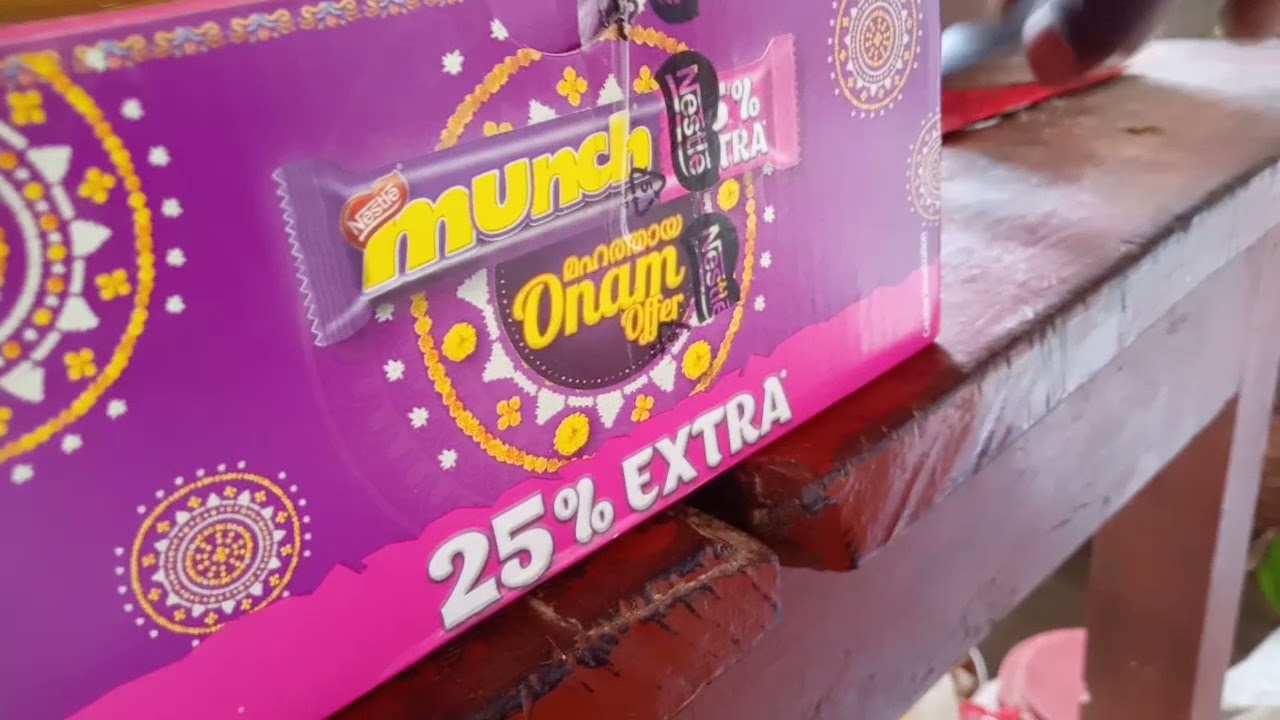 unboxing of munch chocolate🤪 box.                       