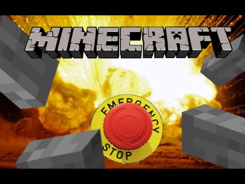 Minecraft Redstone: Emergency button