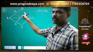 Geometry Basic Proportionality Theorem  Class 10 Maths  Similar Triangles
