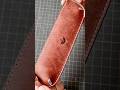 Slim leather pen case.Flat, compact, and perfect for daily carry.#leathercraft #pencase #edcgear