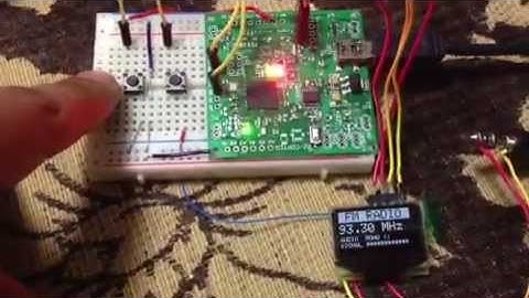 TEA5767 FM radio module and SSD1306 OLED display with arduino