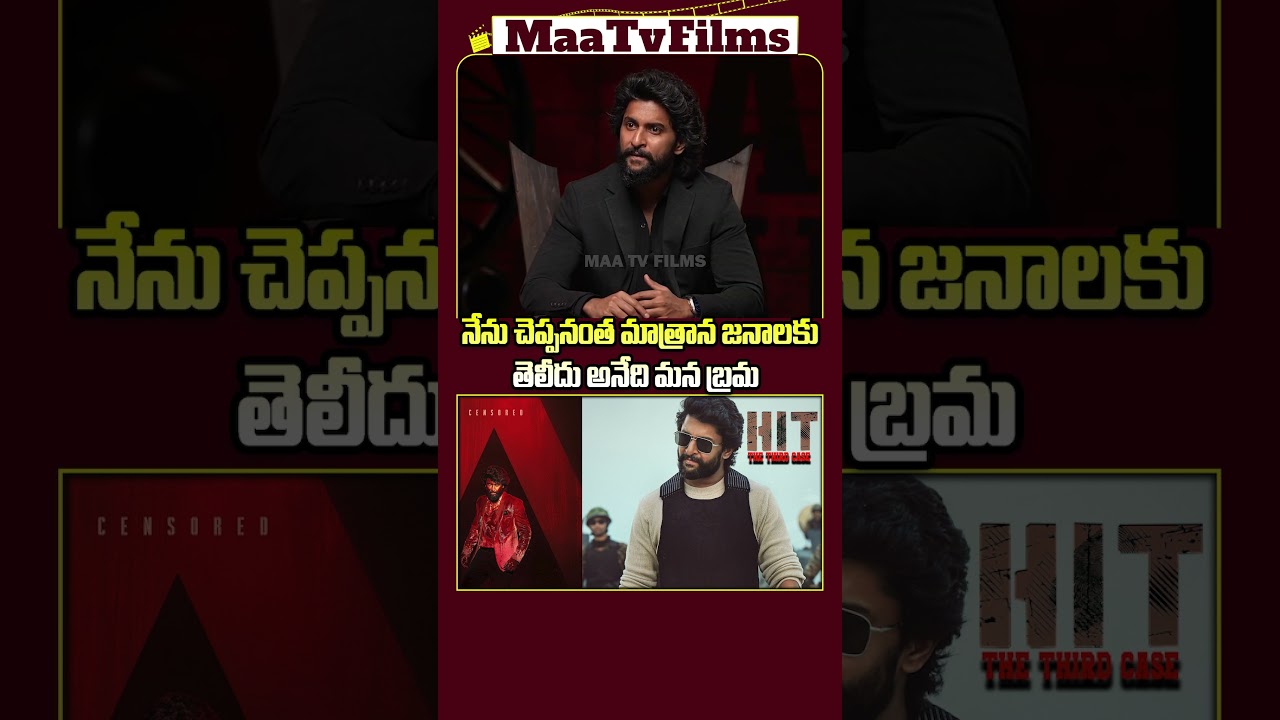 Nani: "My Statement Was Clear – Even Censor board Approved It!" 🔥 | HIT 3 Interview Reveal
