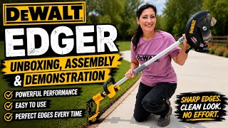 DEWALT 20V MAX Brushless Edger Review | Unboxing, Assembly & First Use DCED400B