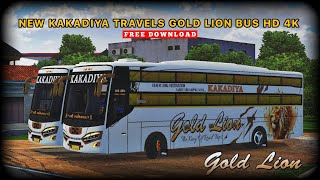 NEW KAKADIYA TRAVELS HD 4K LIVERY FREE DOWNLOAD LINK | કાકડિયા ટ્રાવેલ્સ | Bus Simulator Indonesia  screenshot 5