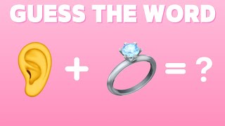 Guess the Word by Emoji l Emoji Quiz 😎🎈