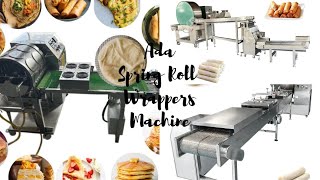 Automatic Samosa Pastry Spring Roll Sheet Making Machine Spring Roll Wrapper Machine. Guide